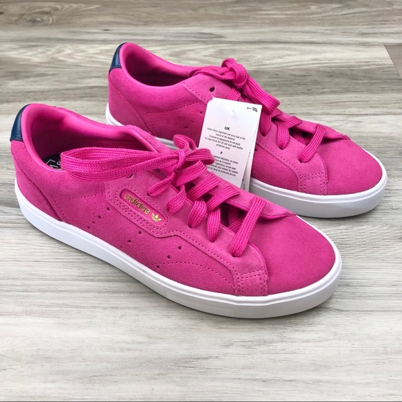 pink adidas sleek